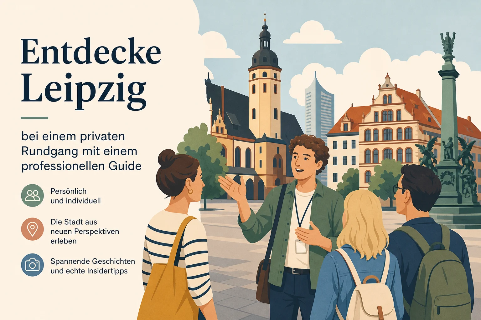 Entdecke Leipzig bei einem privaten Rundgang mit einem professionellen Guide