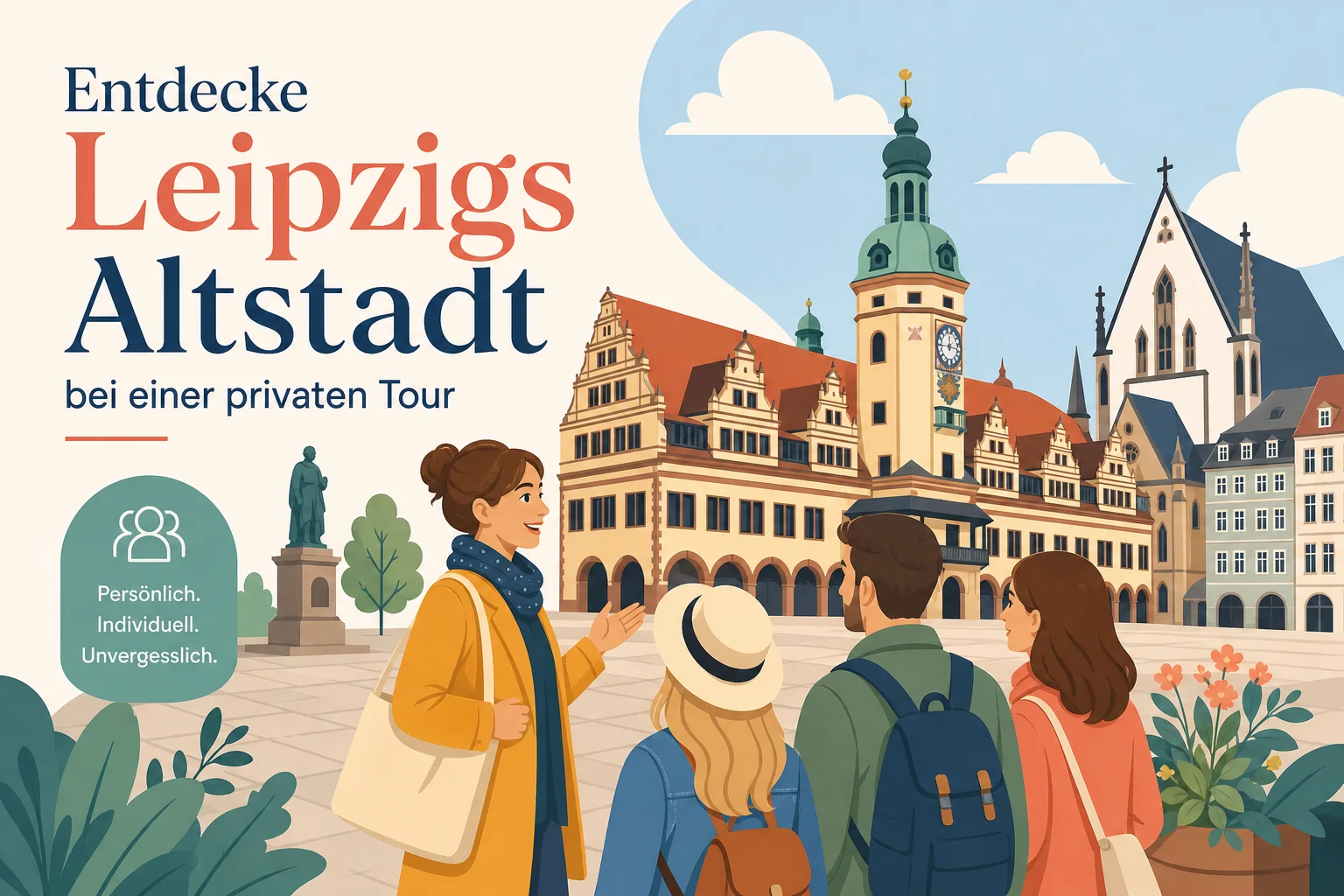 Leipzigs Altstadt bei einer privaten Tour entdecken