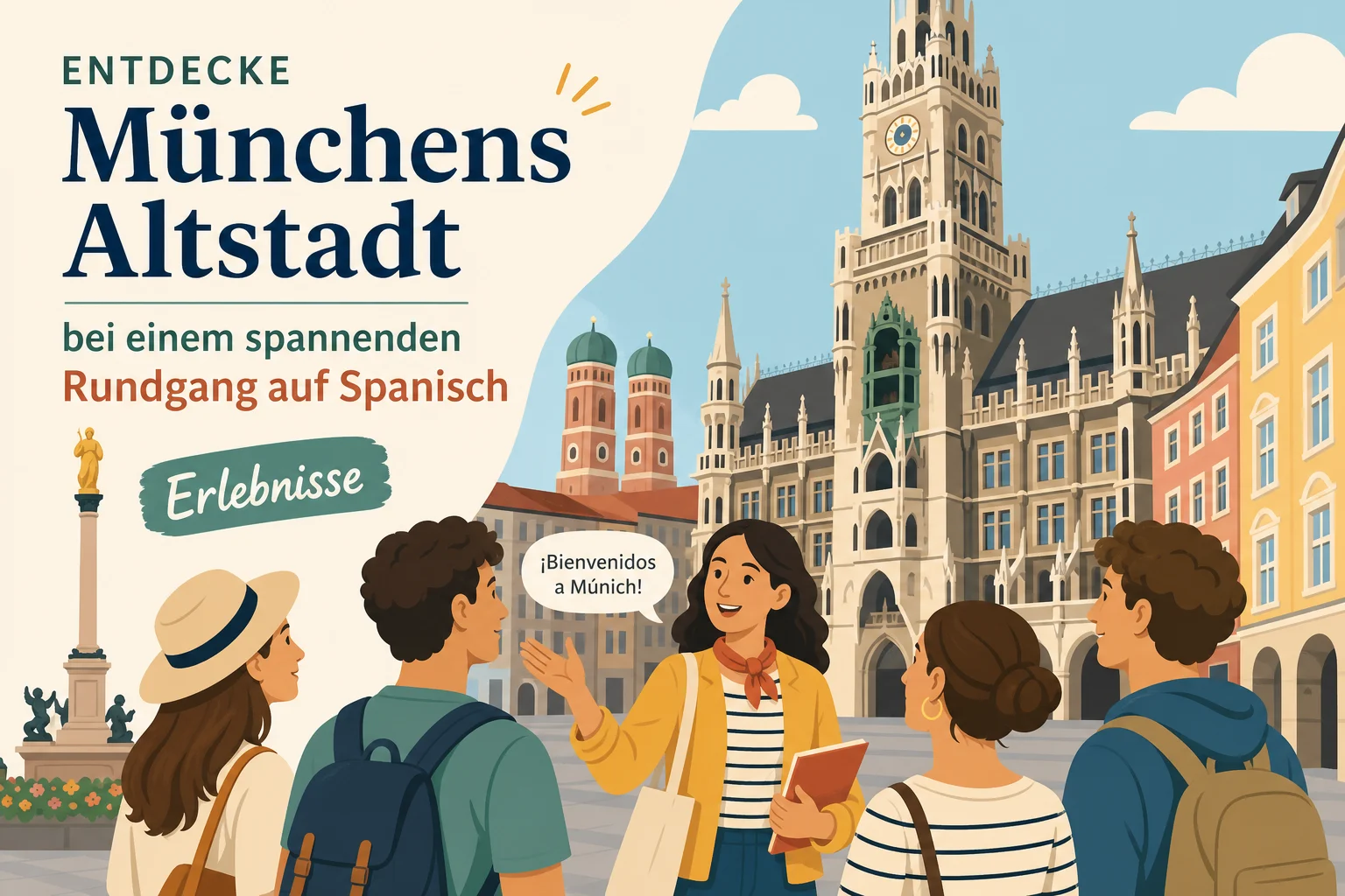 Entdecke Münchens Altstadt bei einem spannenden Rundgang auf Spanisch