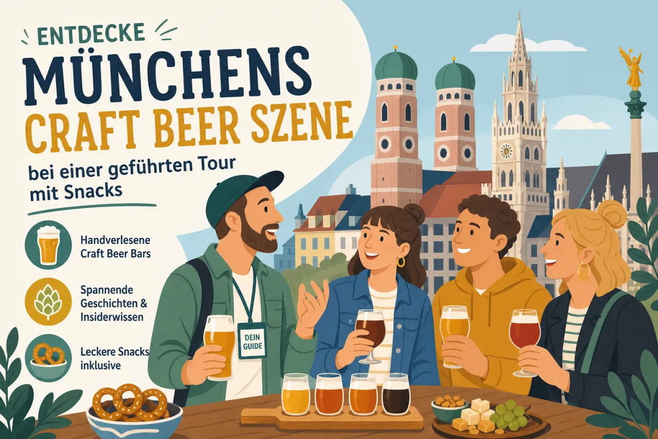 Münchens Craft Beer Szene bei einer geführten Tour mit Snacks