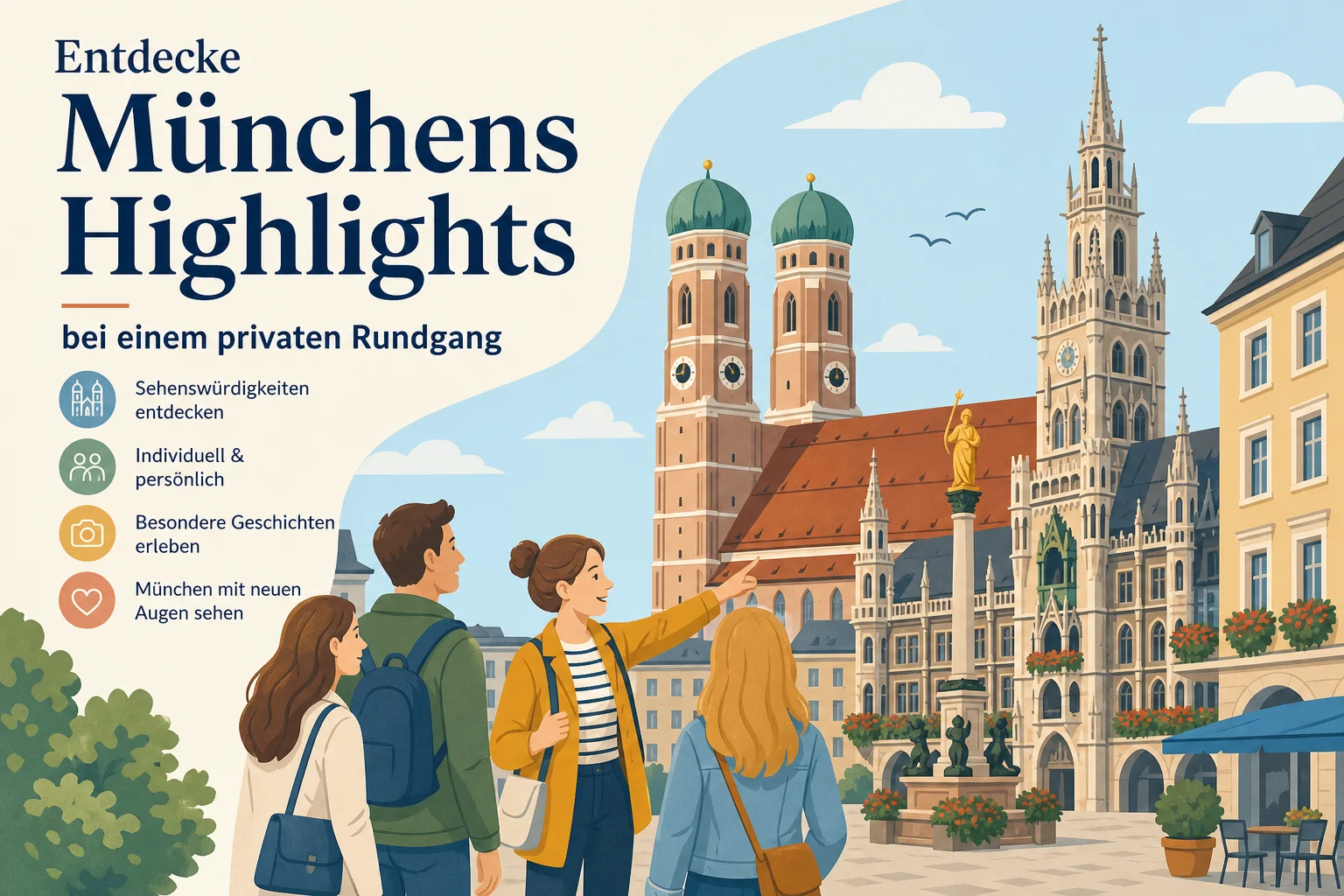 Entdecke Münchens Highlights bei einem privaten Rundgang