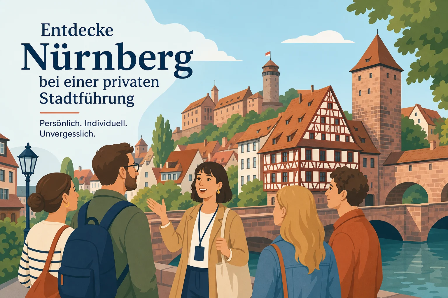 Entdecke Nürnberg bei einer privaten Stadtführung