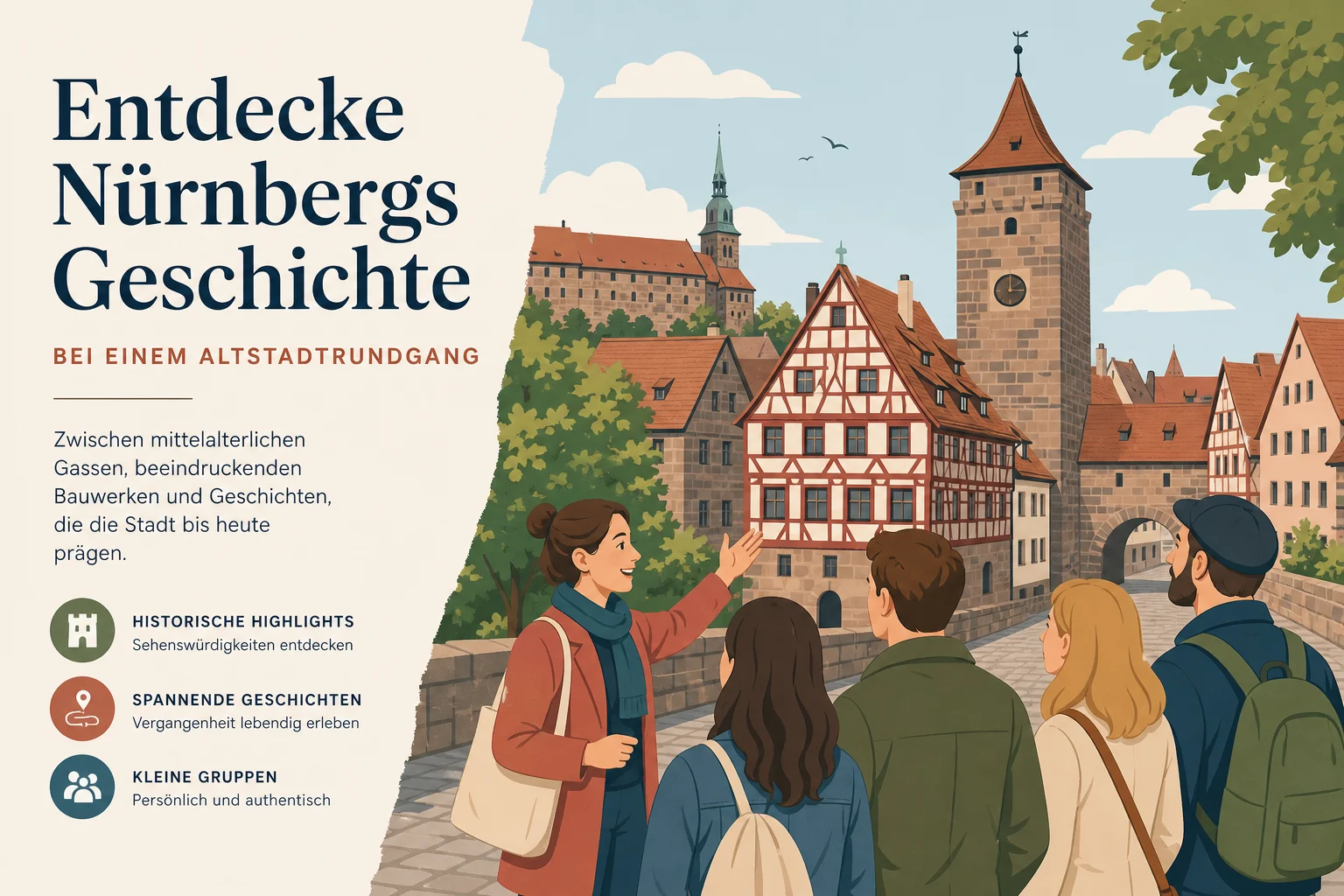 Nürnberger Altstadtrundgang: Geschichte, Hauptmarkt und Dürer-Haus