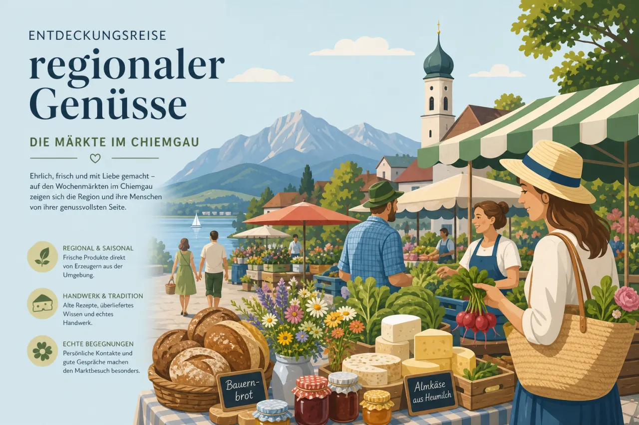 Entdeckungsreise regionaler Genüsse – Die Märkte im Chiemgau