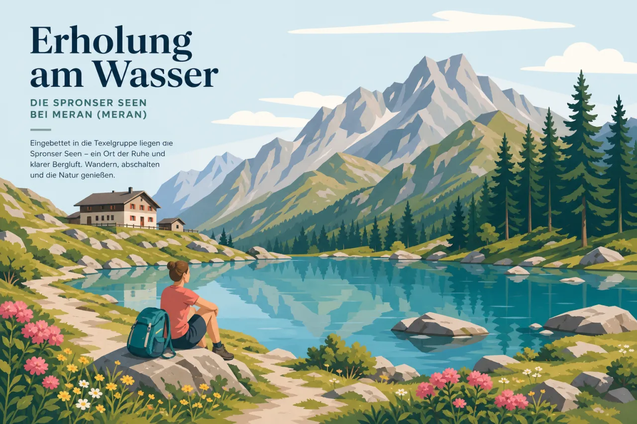 Erholung am Wasser: Die Spronser Seen, Merans Naturschatz