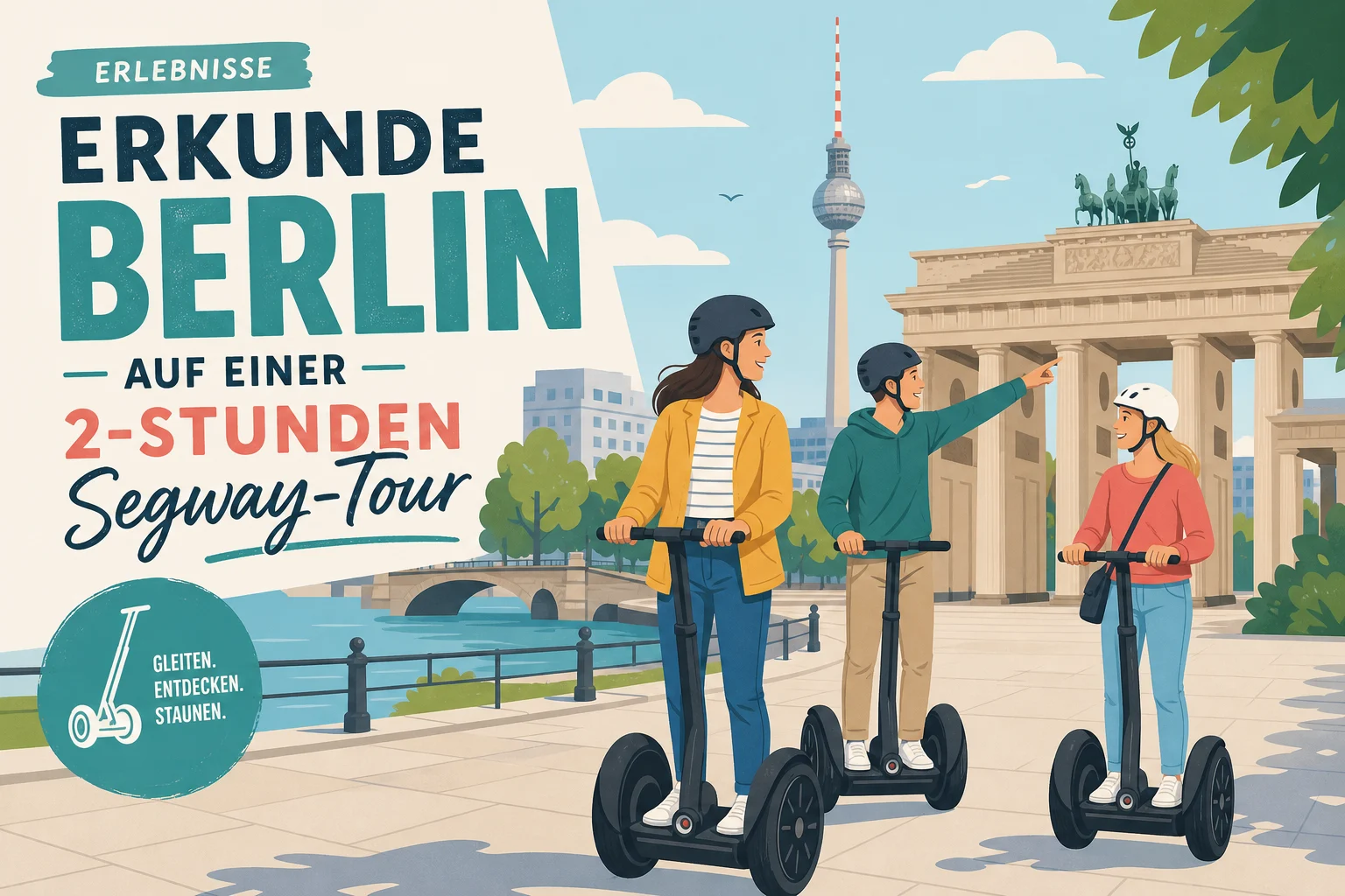 Erkunde Berlin auf einer 2-Stunden Segway-Tour