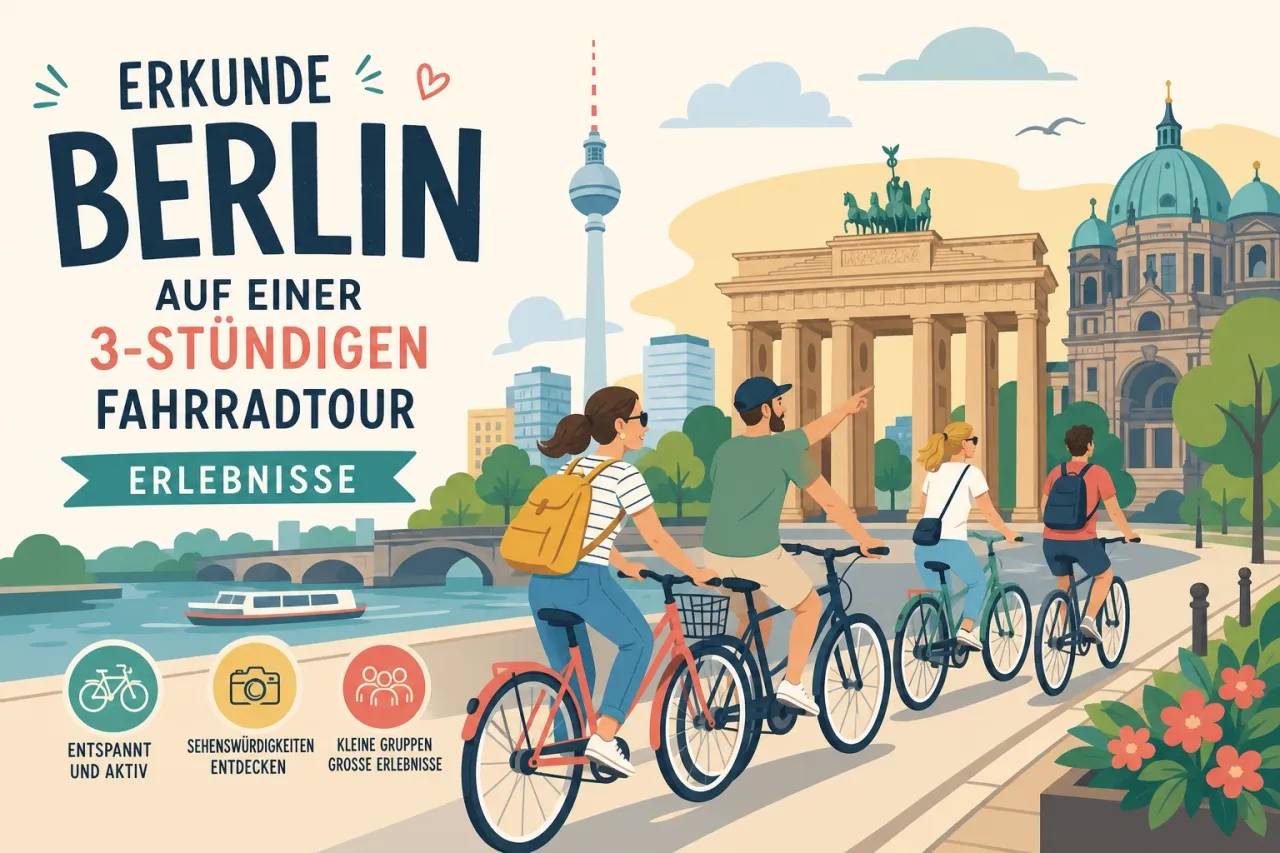 Erkunde Berlin auf einer 3-stündigen Fahrradtour