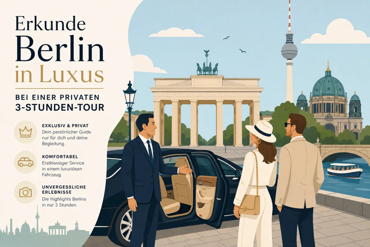 Erkunde Berlin in Luxus bei einer privaten 3-Stunden-Tour