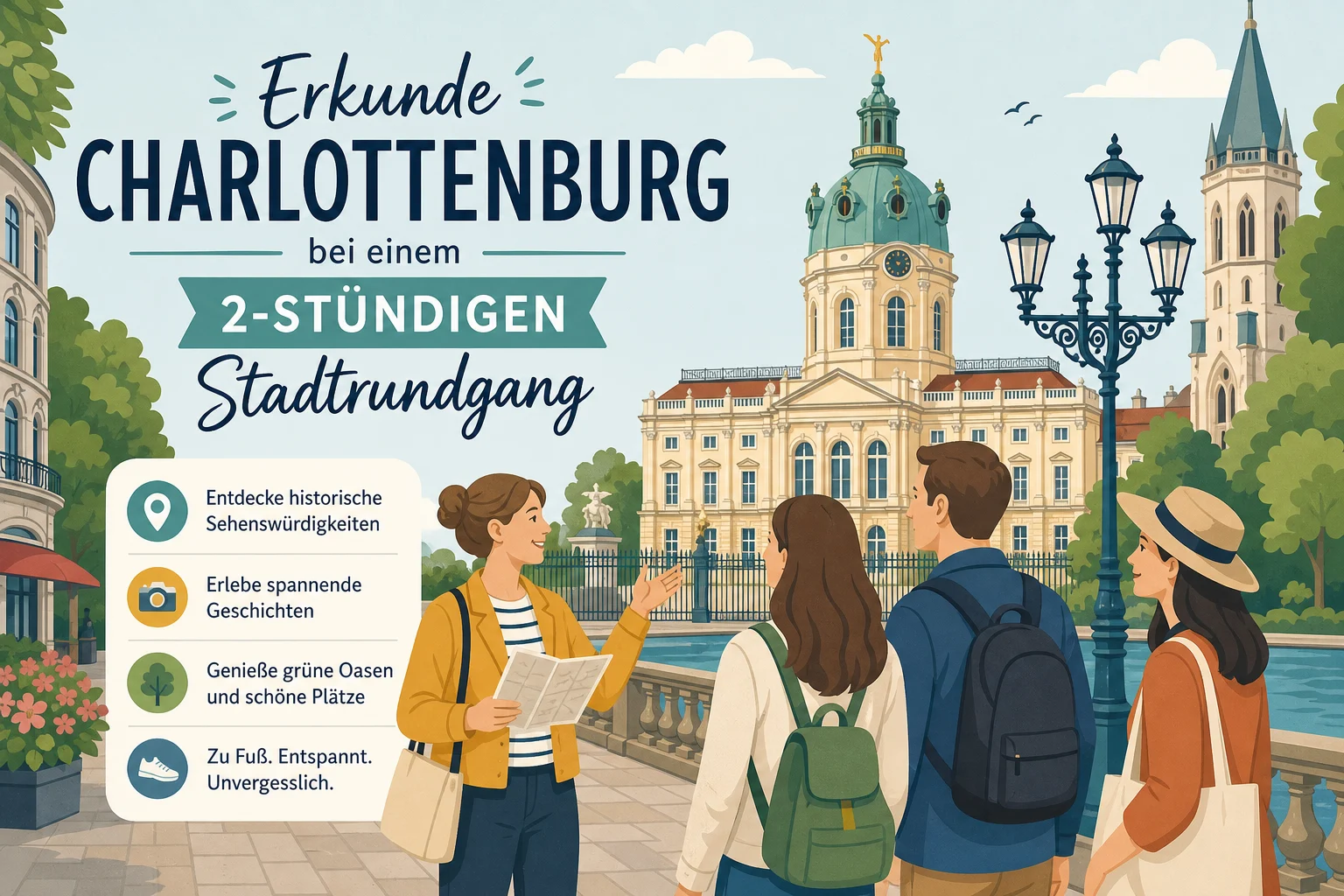 Erkunde Charlottenburg bei einem 2-stündigen Stadtrundgang