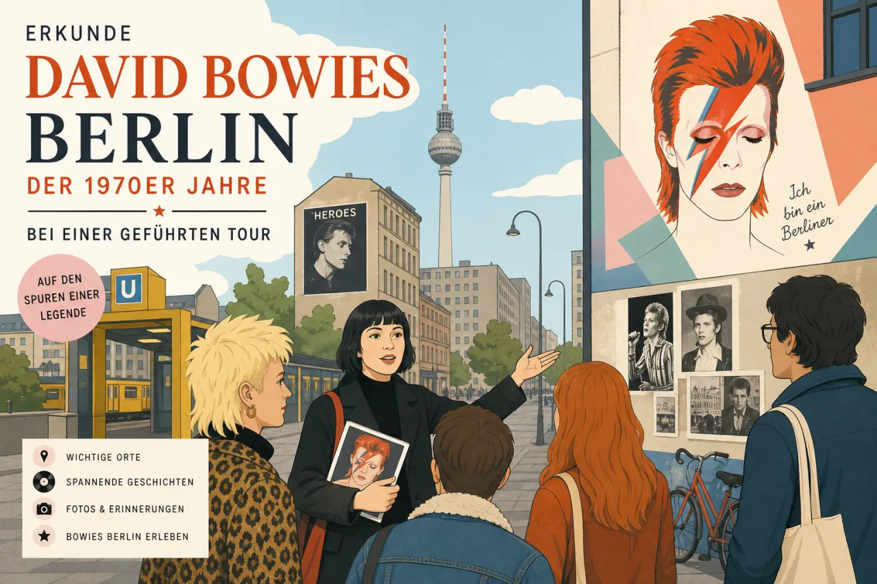 Erkunde David Bowies Berlin der 1970er Jahre bei einer geführten Tour