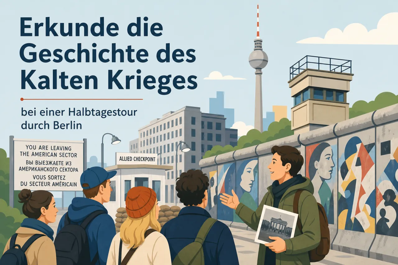Kalter Krieg in Berlin: Halbtagestour zur Berliner Mauer