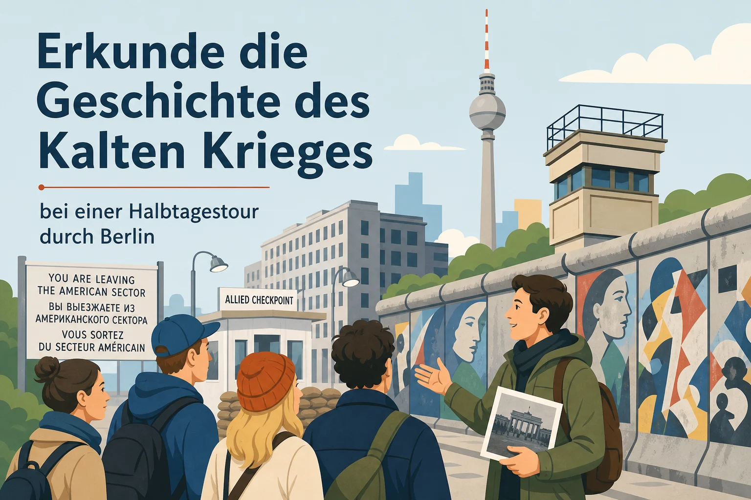 Kalter Krieg in Berlin: Halbtagestour zur Berliner Mauer