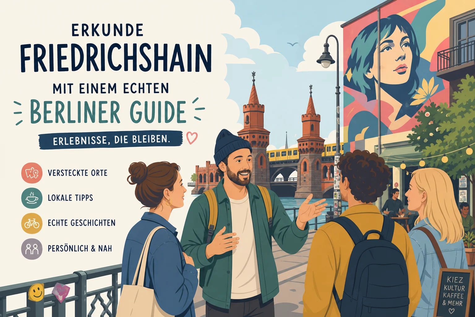 Friedrichshain in Berlin: Guide für Kiez, Geschichte und East Side Gallery