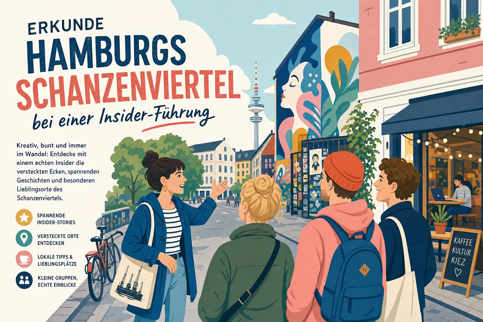 Hamburgs Schanzenviertel bei einer Insider-Führung