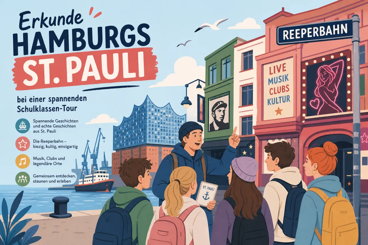 Erkunde Hamburgs St. Pauli bei einer spannenden Schulklassen-Tour