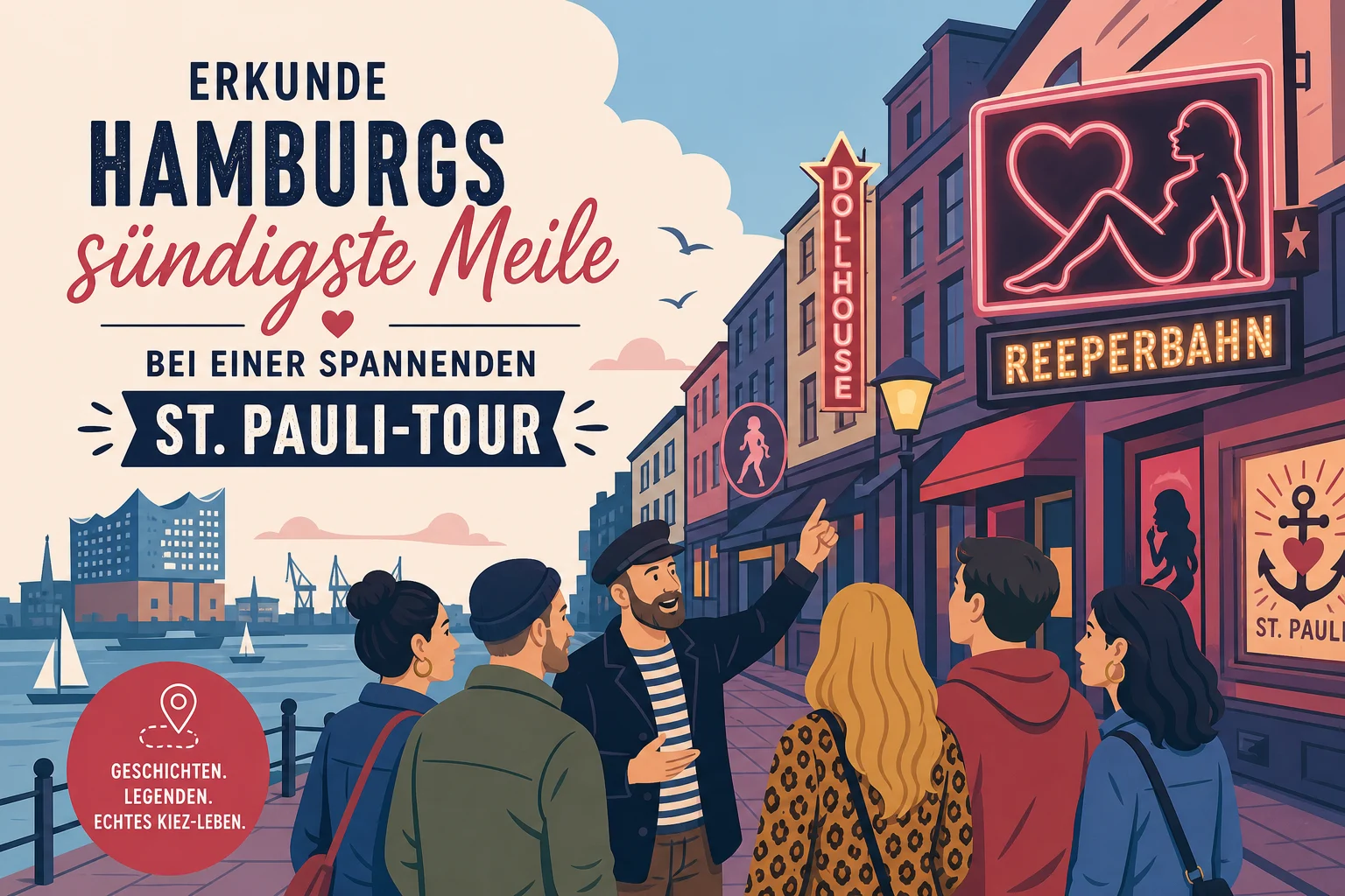 Erkunde Hamburgs sündigste Meile bei einer spannenden St. Pauli-Tour