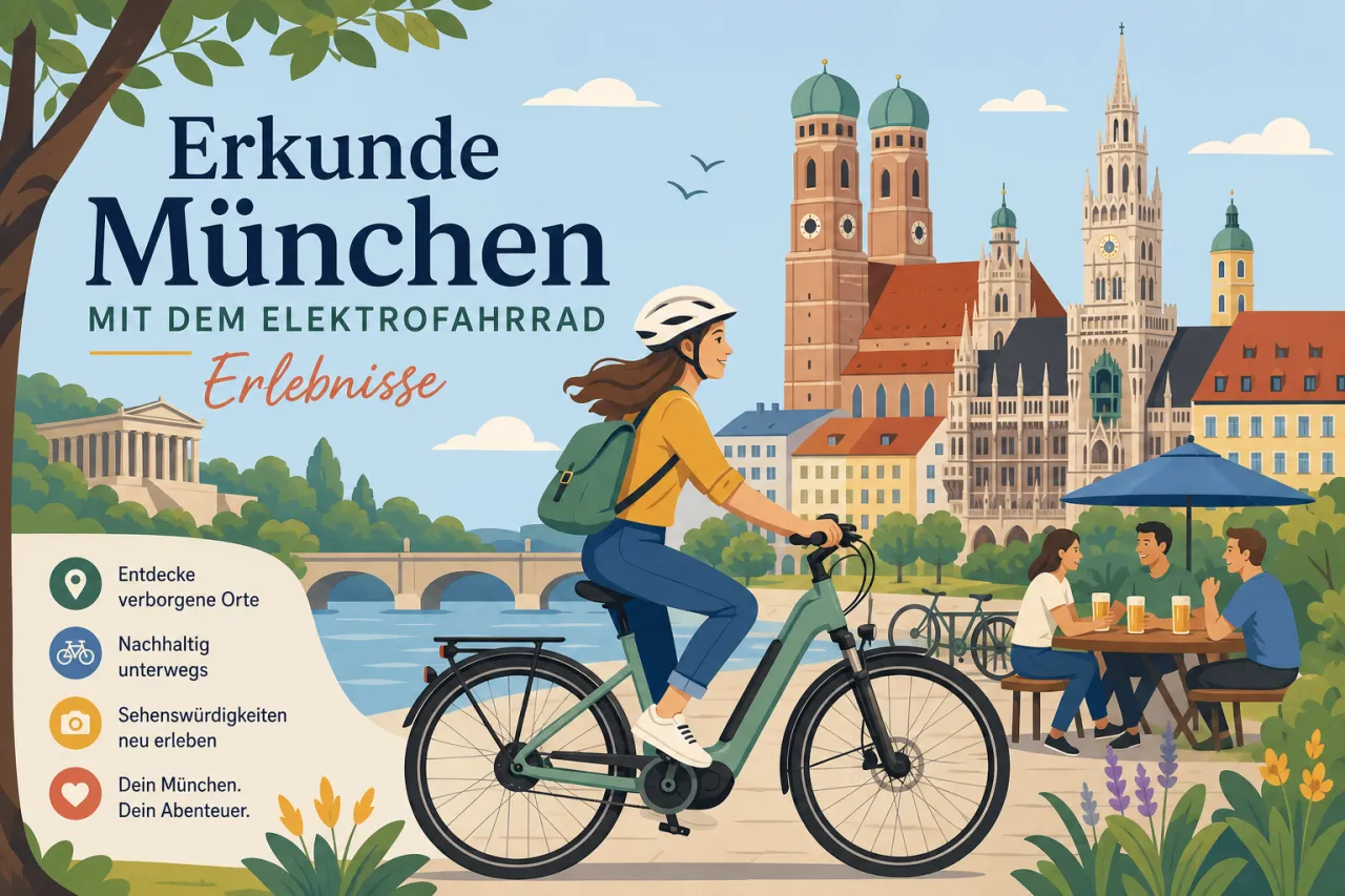 Erkunde München mit dem Elektrofahrrad