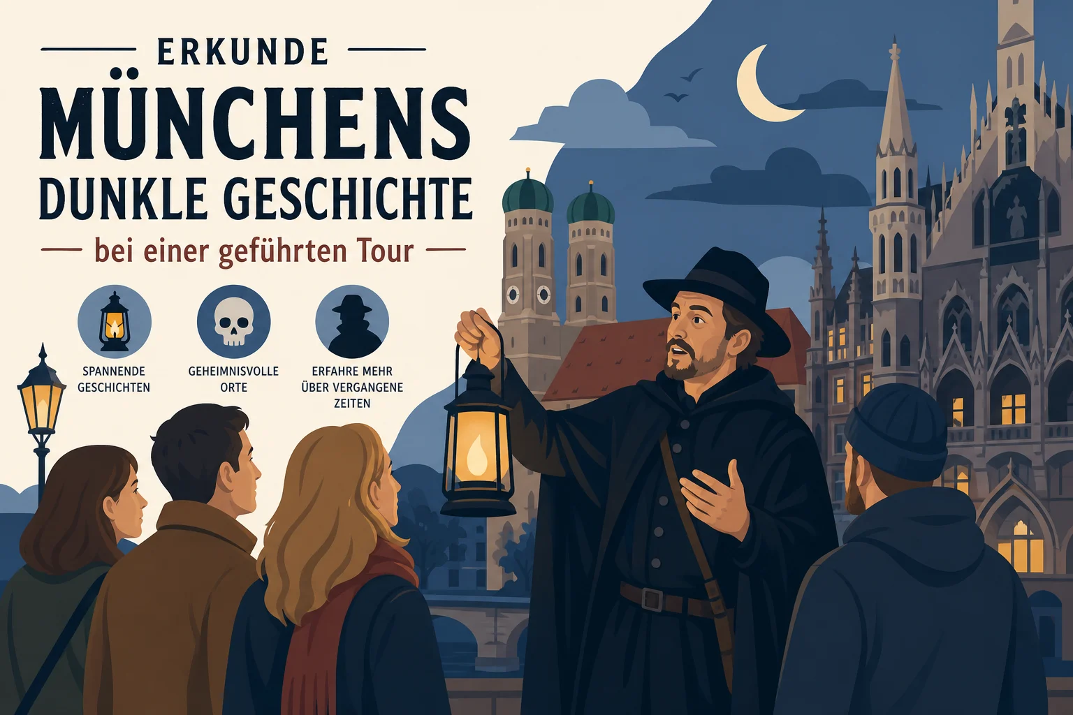Erkunde Münchens dunkle Geschichte bei einer geführten Tour
