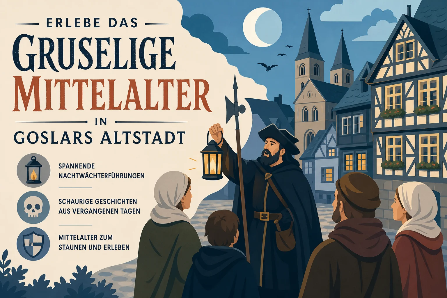 Erlebe das gruselige Mittelalter in Goslars Altstadt
