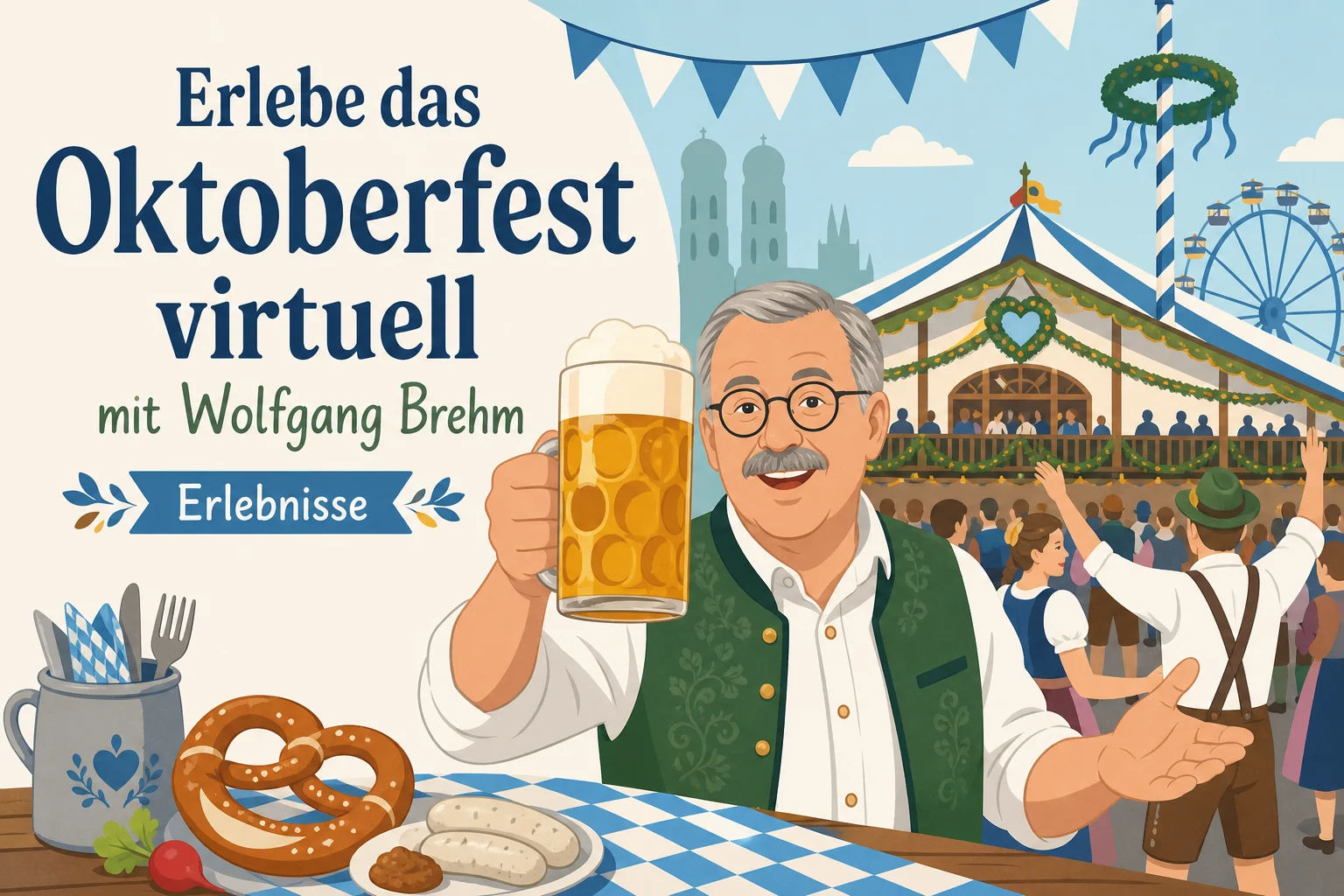 Erlebe das Oktoberfest virtuell mit Wolfgang Brehm