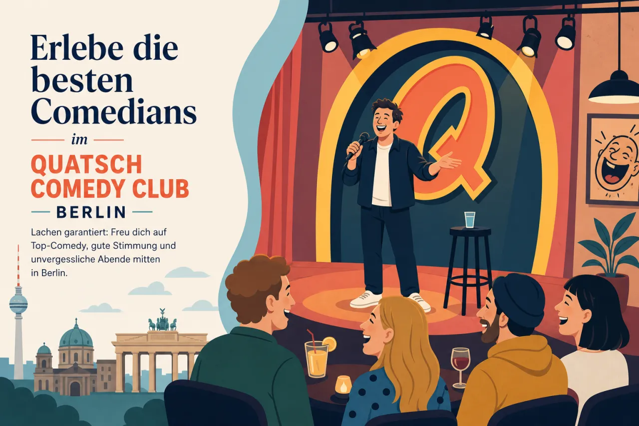 Erlebe die besten Comedians im Quatsch Comedy Club Berlin