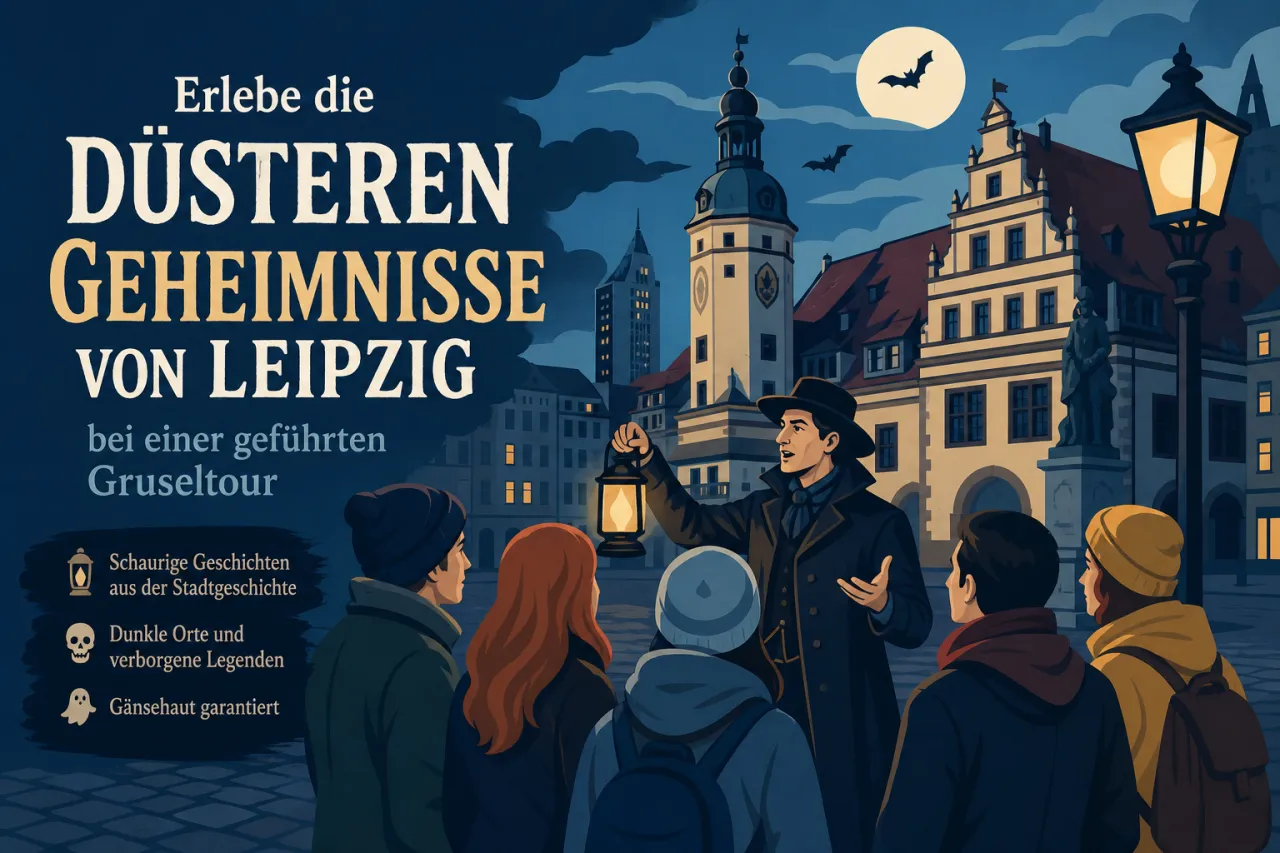 Geführte Gruseltour in Leipzig: Nachtspaziergang mit Geschichte und Gänsehaut