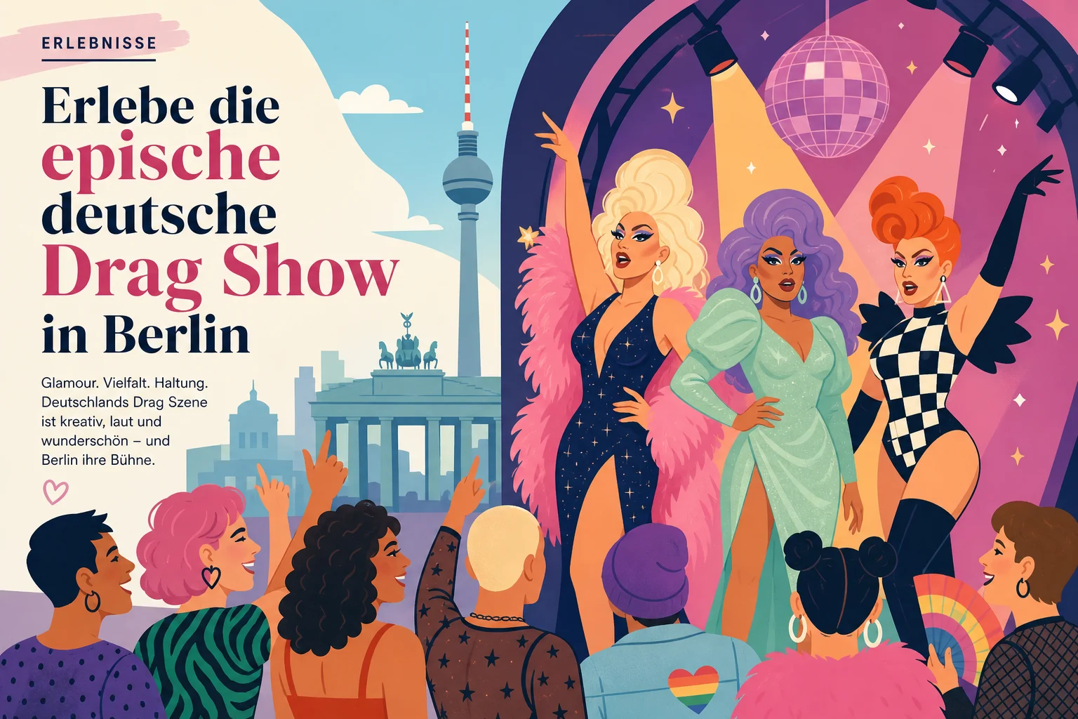 Deutsche Drag Show in Berlin: Tickets, Ablauf, Anreise und Tipps