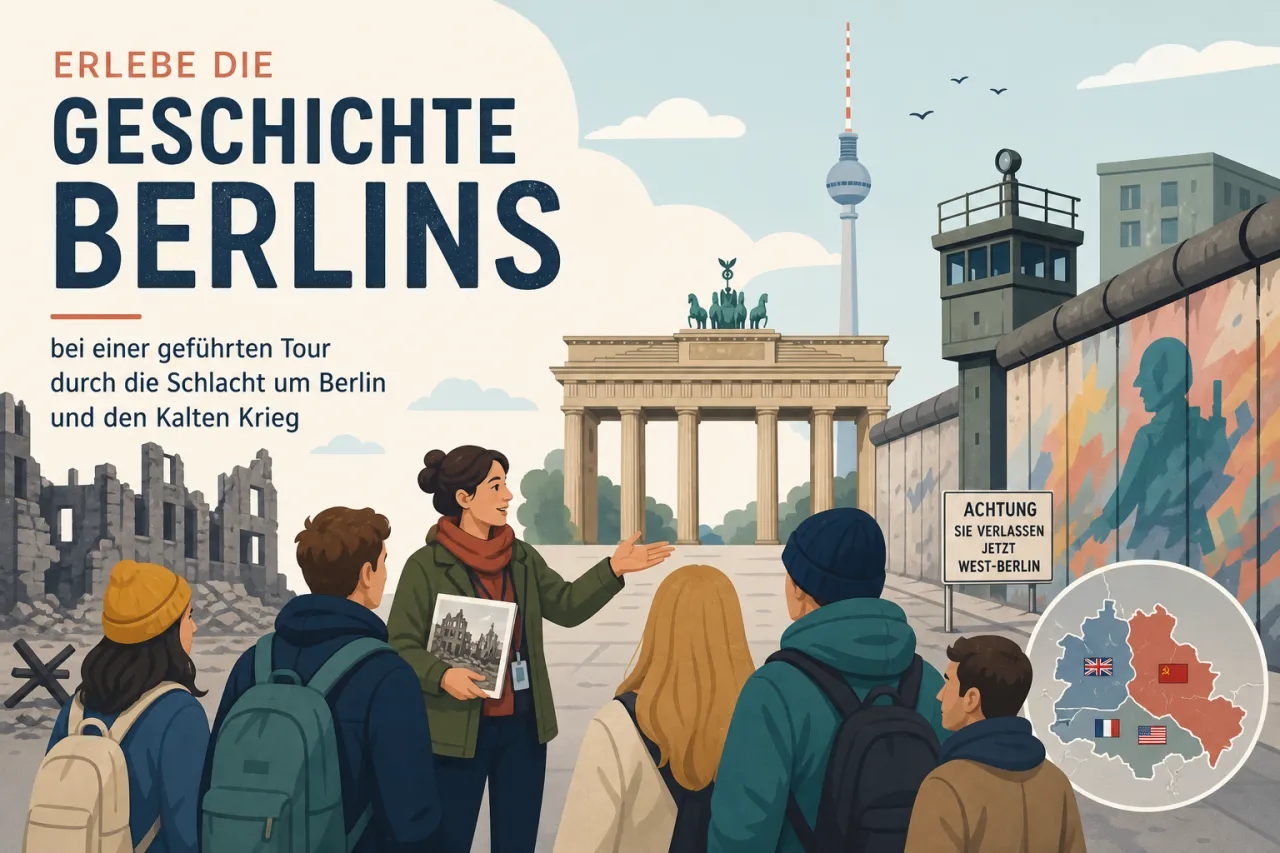 Geführte Tour durch die Schlacht um Berlin und den Kalten Krieg