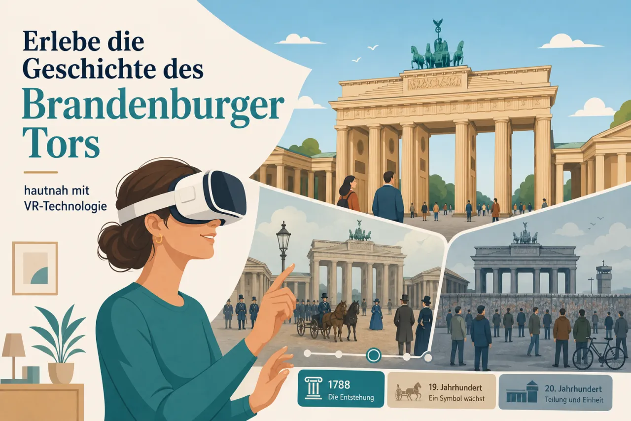 Erlebe die Geschichte des Brandenburger Tors mit VR-Technologie