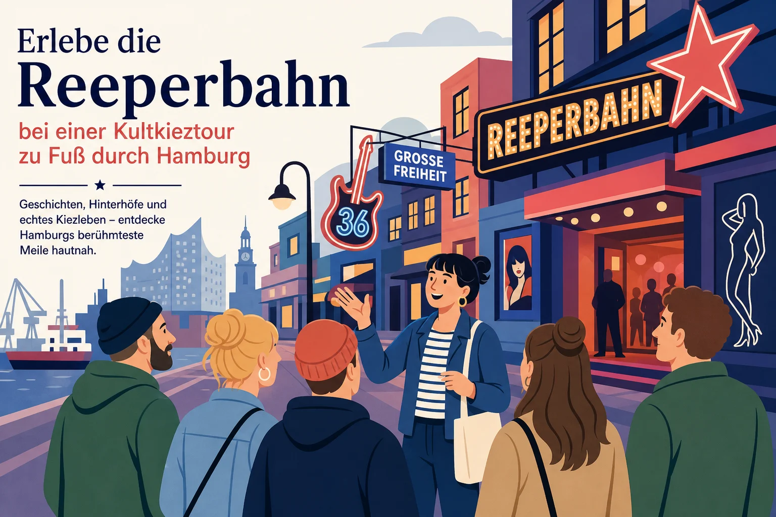 Reeperbahn-Kultkieztour zu Fuß durch Hamburg