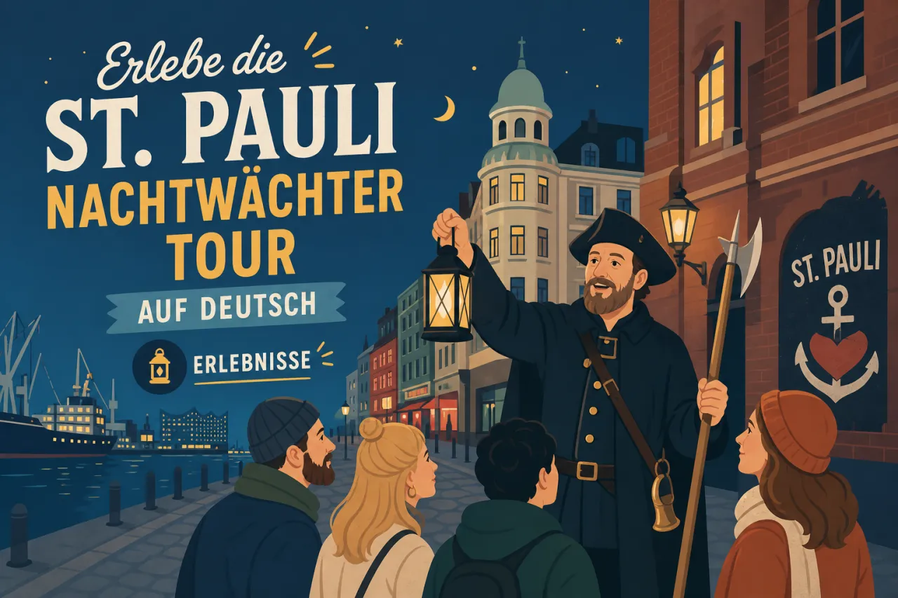 Erlebe die St. Pauli Nachtwächter Tour auf Deutsch