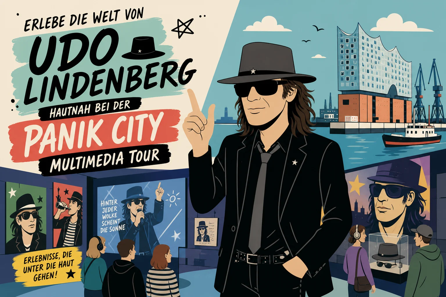 Panik City Multimedia Tour in Hamburg: Udo Lindenberg hautnah erleben