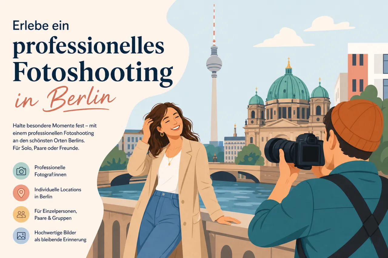 Professionelles Fotoshooting in Berlin: So läuft dein Shooting ab