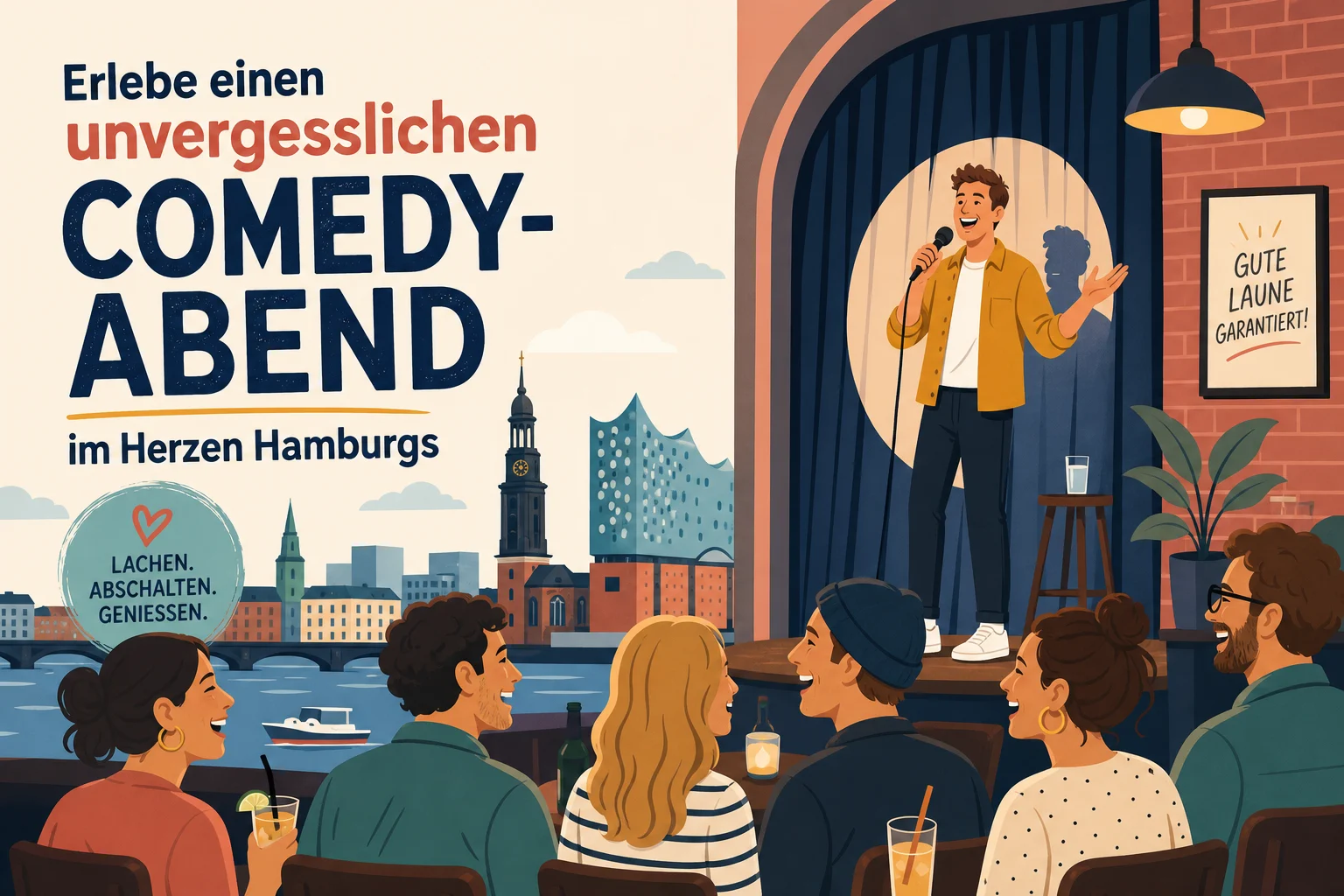 Comedy-Abend im Herzen Hamburgs