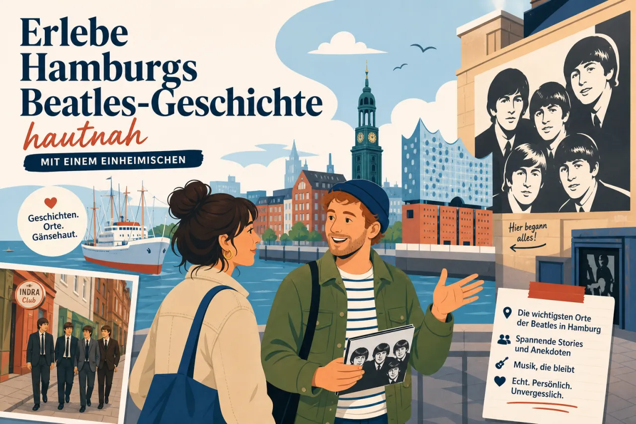 Erlebe Hamburgs Beatles-Geschichte hautnah mit einem Einheimischen
