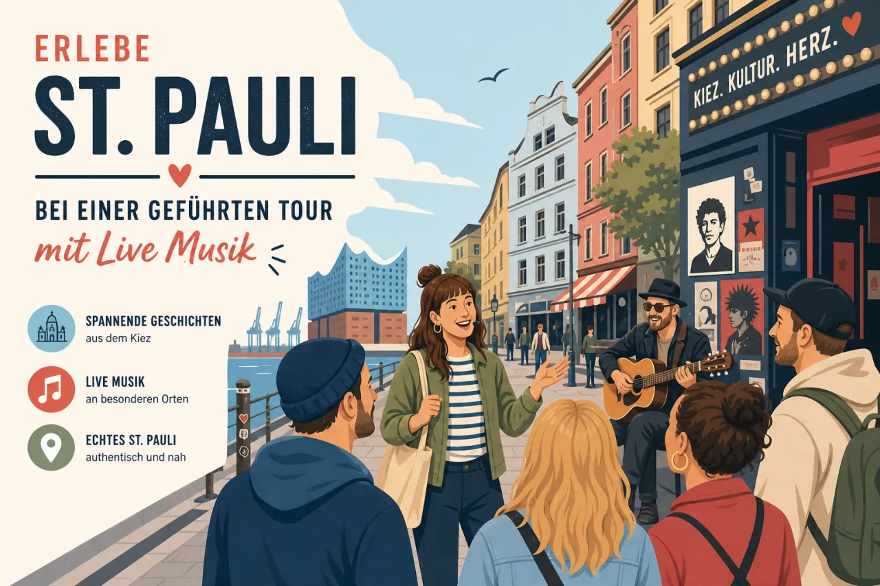 Erlebe St. Pauli bei einer geführten Tour mit Live Musik