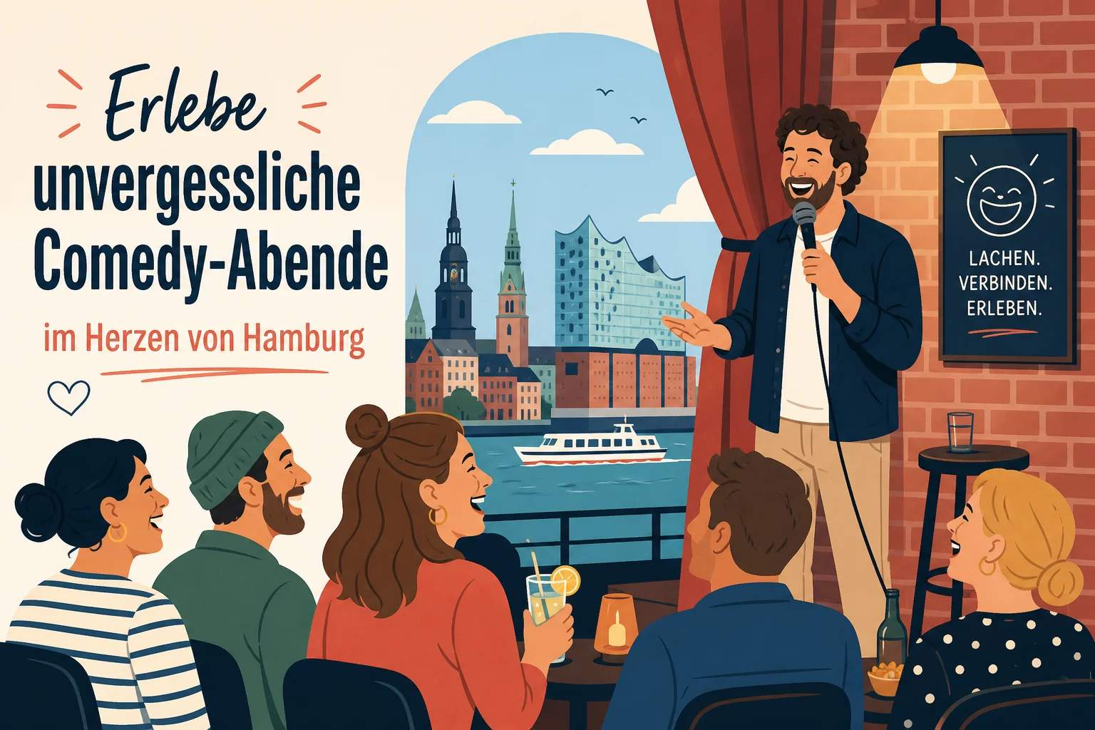 Comedy-Abende im Herzen von Hamburg