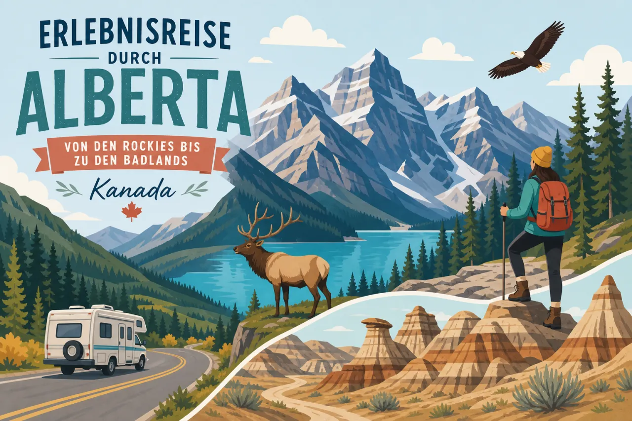 Erlebnisreise durch Alberta: Von den Rockies bis zu den Badlands