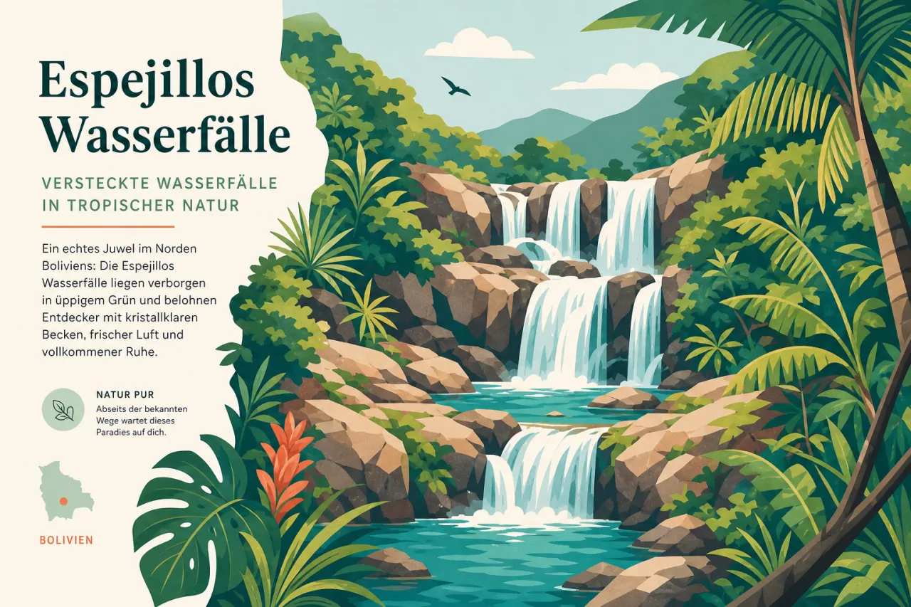 Espejillos Wasserfälle: Versteckte Wasserfälle in tropischer Natur