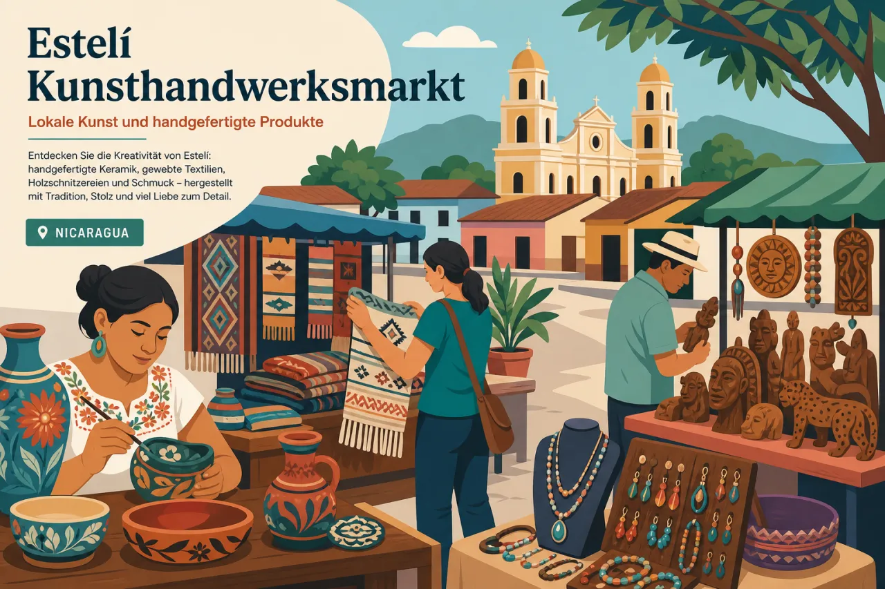 Estelí Kunsthandwerksmarkt: Lokale Kunst und handgefertigte Produkte