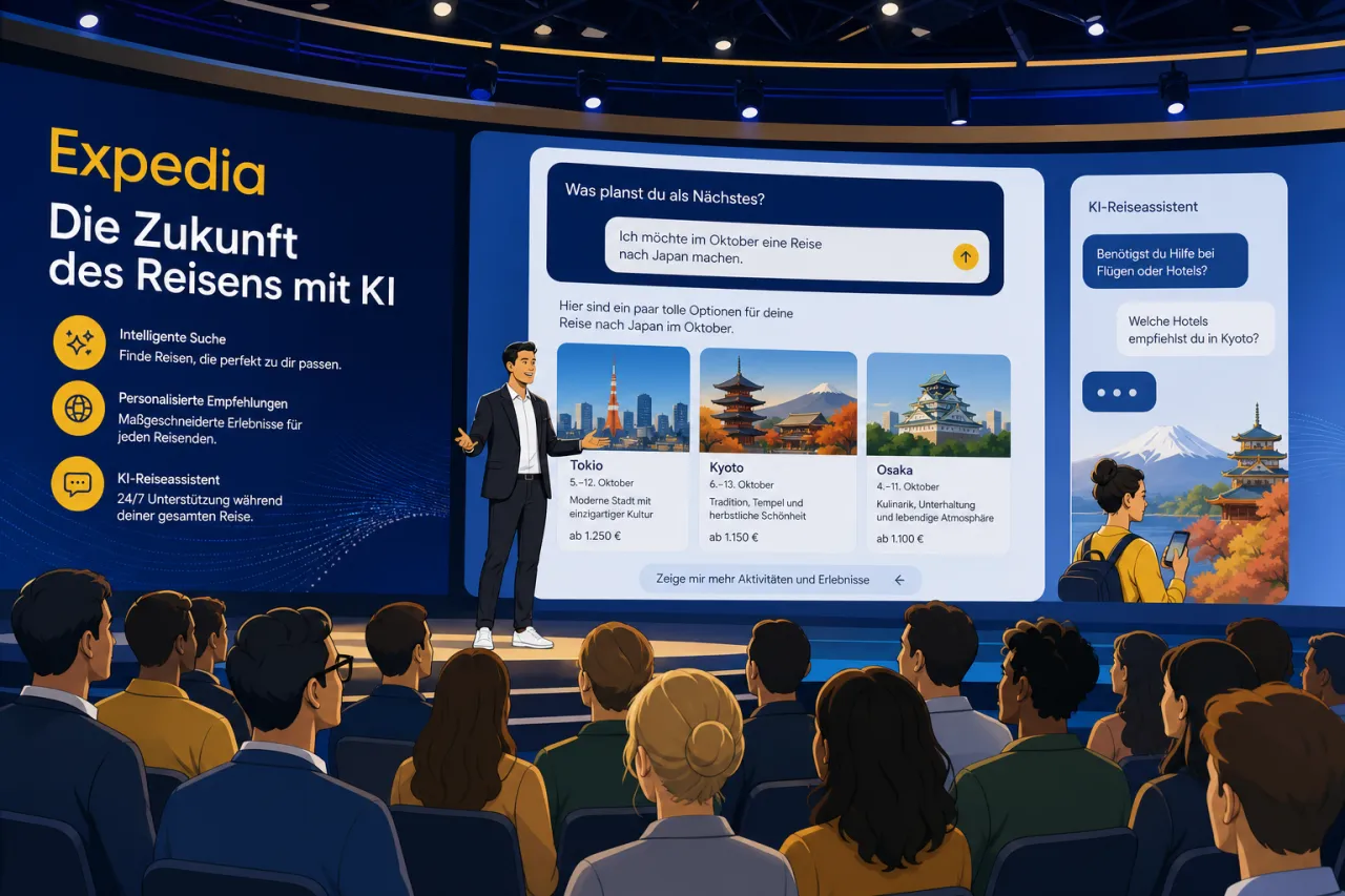 Expedia Group setzt auf KI: Neue Reiseerlebnisse und Partnerschaften bei Explore 2026