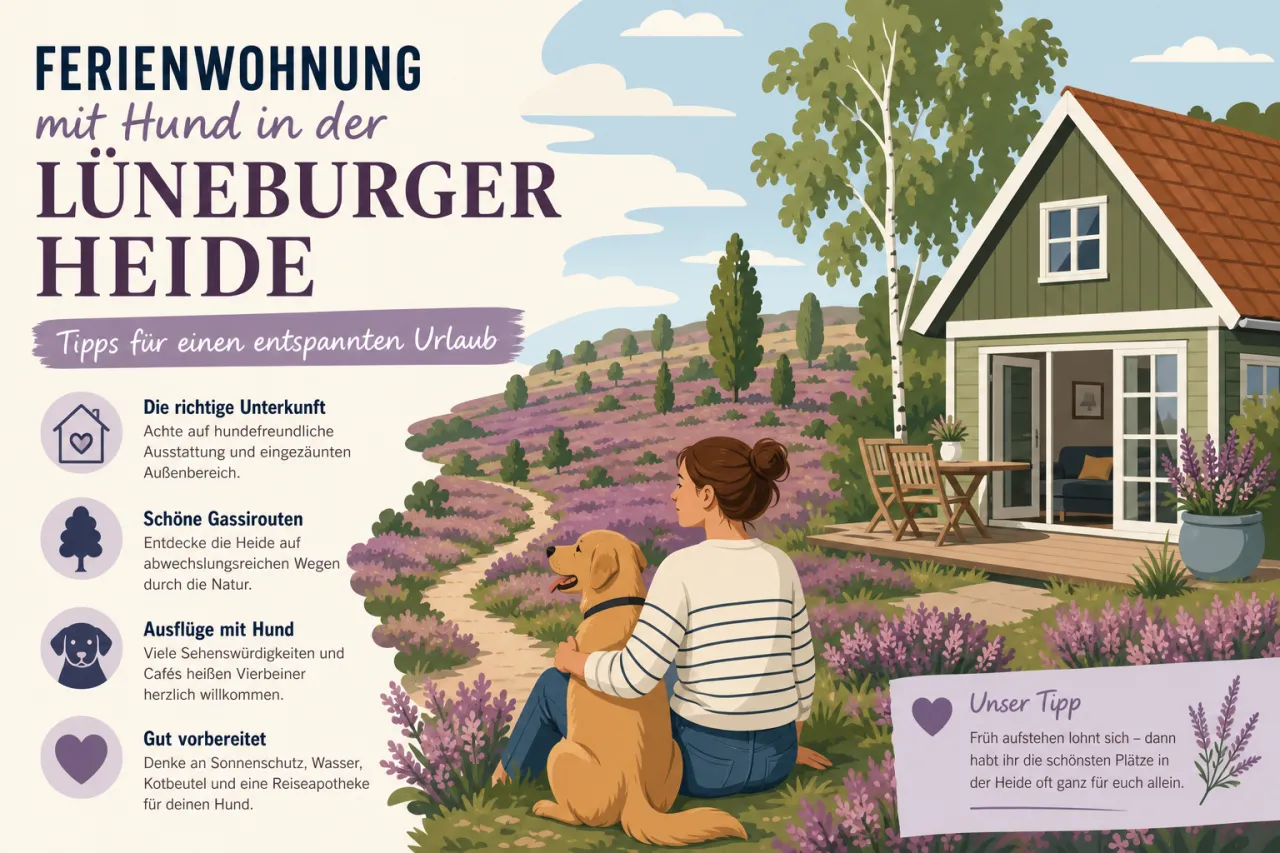 Ferienwohnung mit Hund in der Lüneburger Heide: Tipps für deinen Urlaub