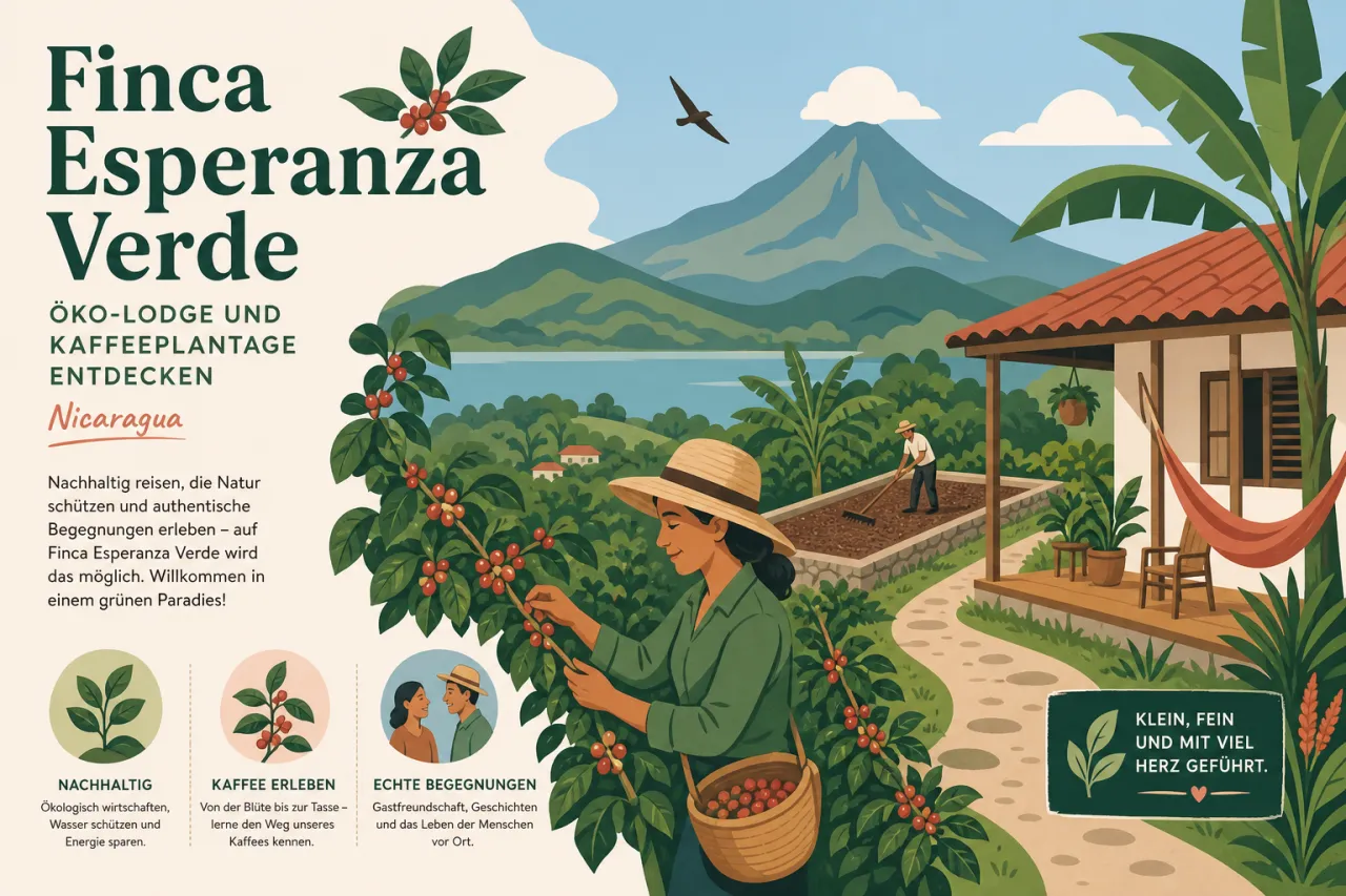 Finca Esperanza Verde: Öko-Lodge und Kaffeeplantage entdecken