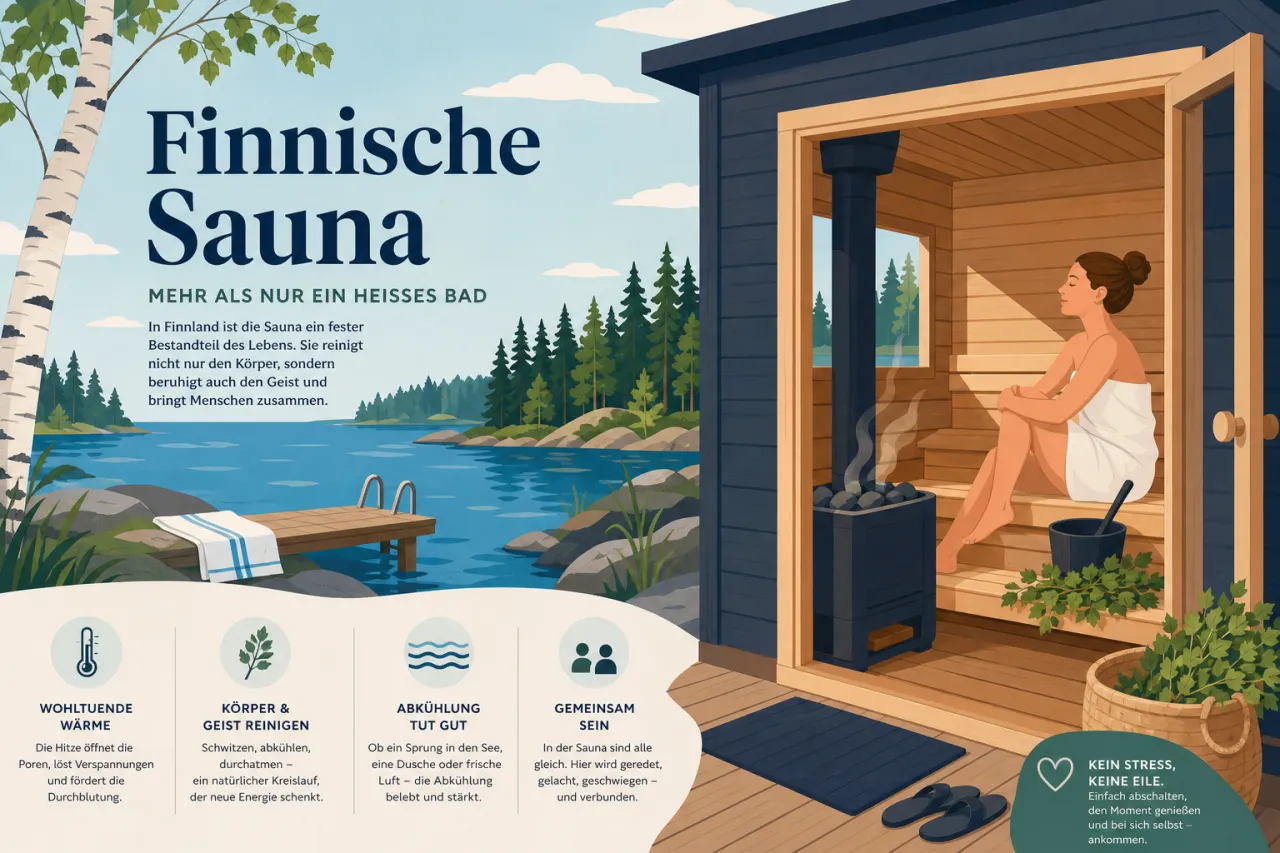 Finnische Sauna — Mehr als nur ein heißes Bad