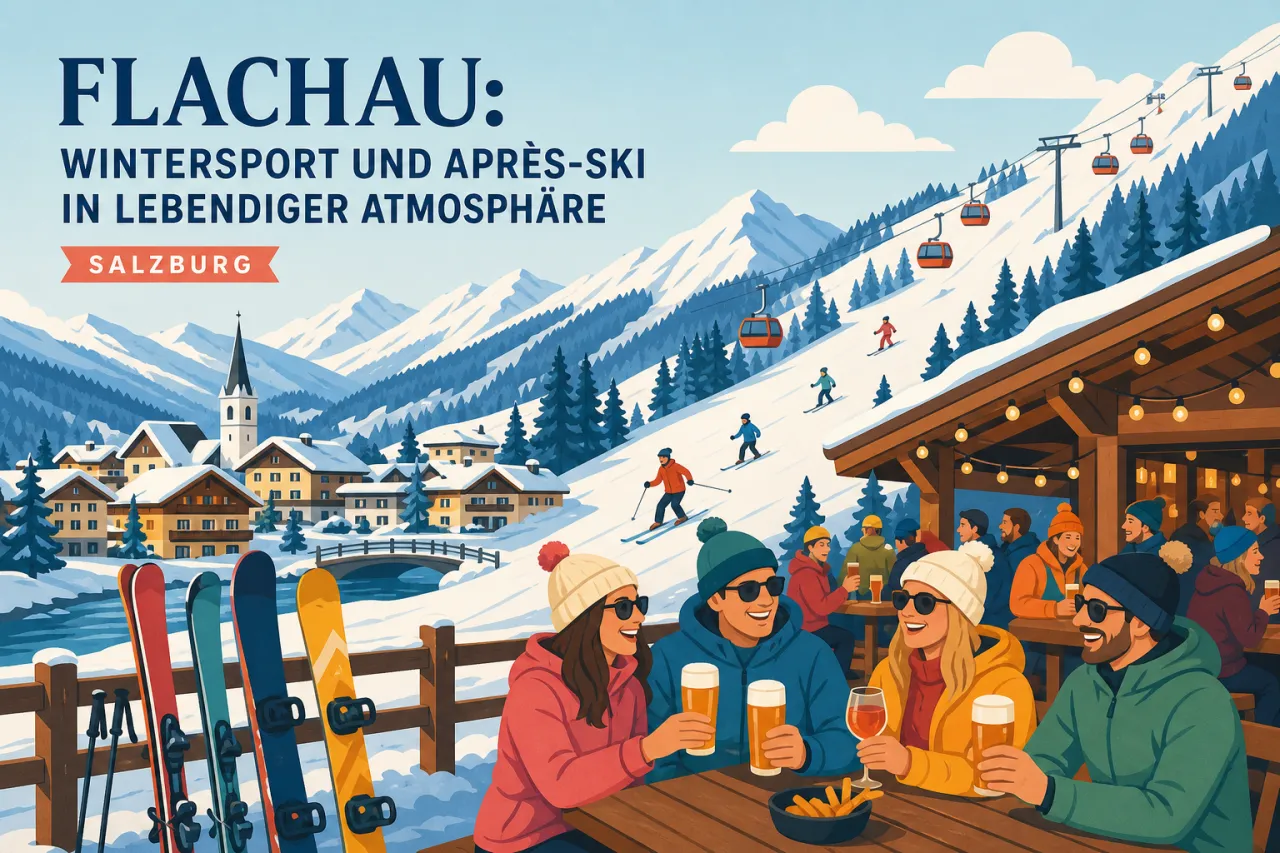 Flachau: Wintersport und Après-Ski in lebendiger Atmosphäre