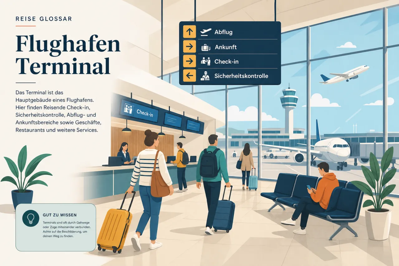 Flughafen Terminal