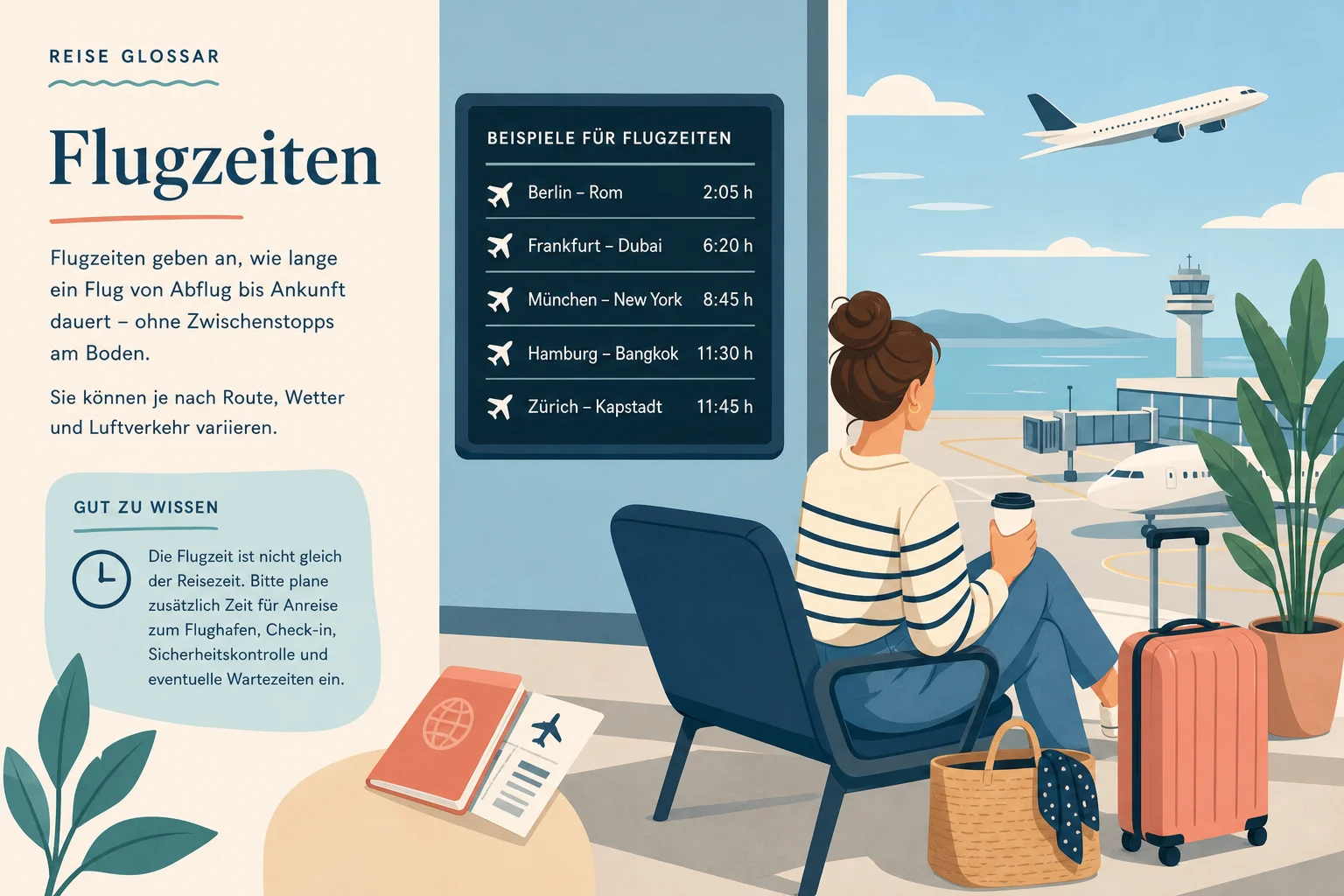 Flugzeiten