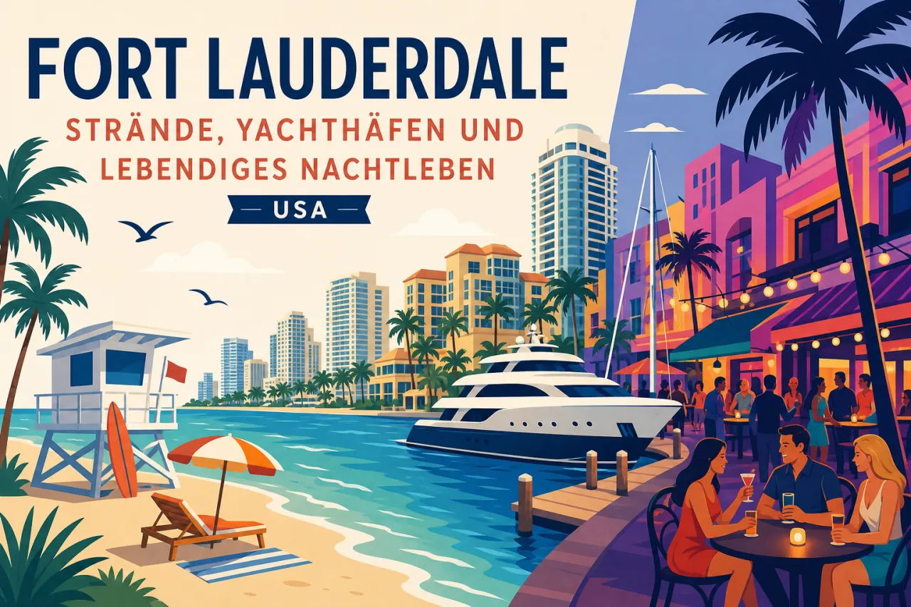 Fort Lauderdale: Strände, Yachthäfen und lebendiges Nachtleben
