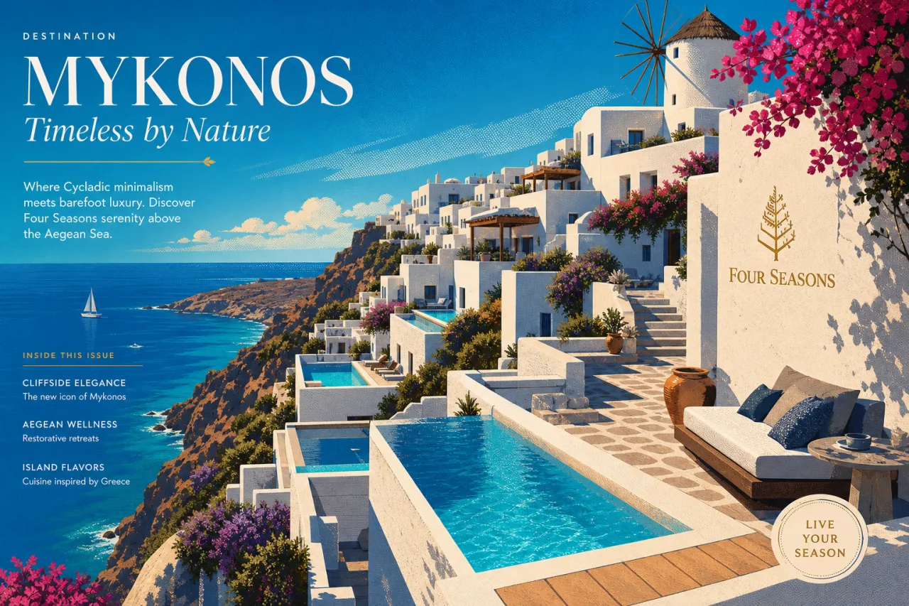 Four Seasons Hotel Mykonos: Neues Luxushotel öffnet ab Sommer 2026