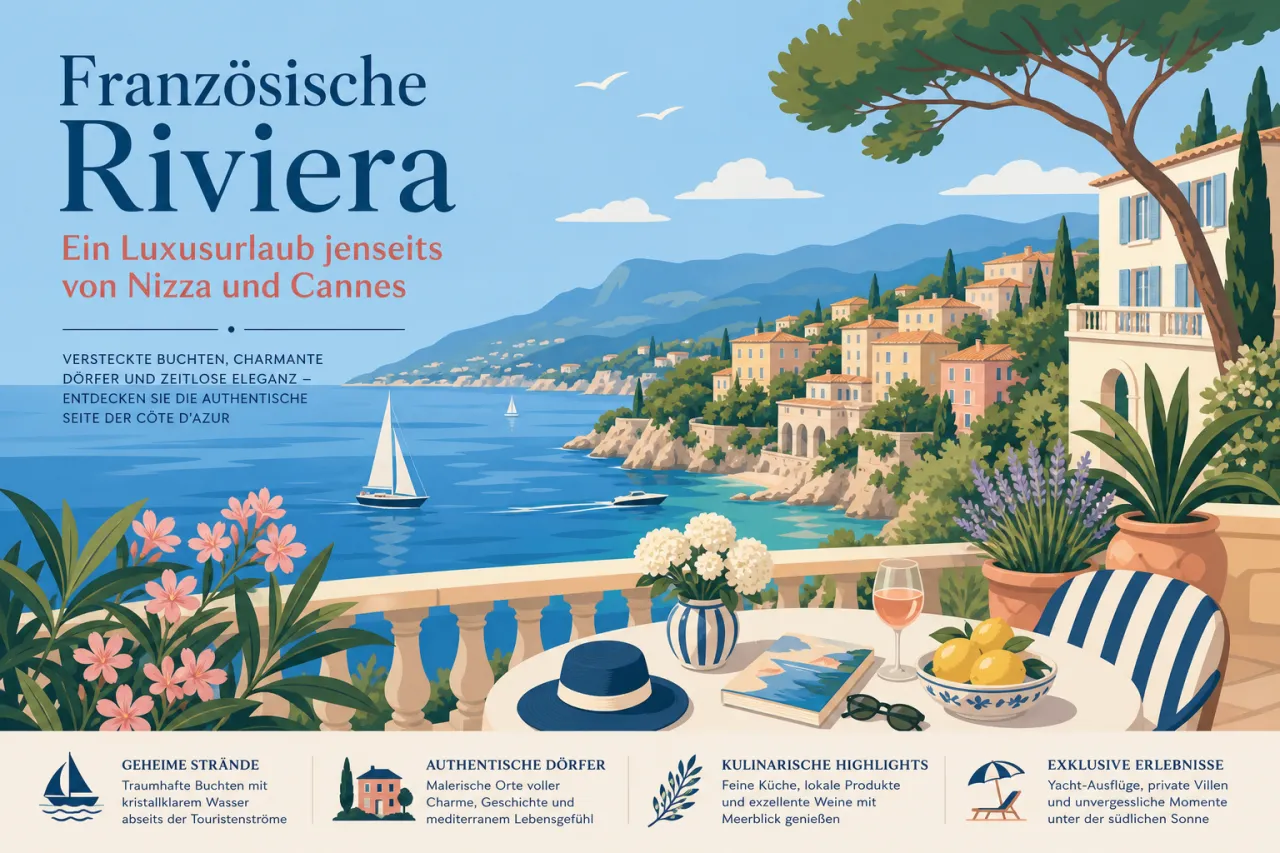Französische Riviera — Ein Luxusurlaub jenseits von Nizza und Cannes